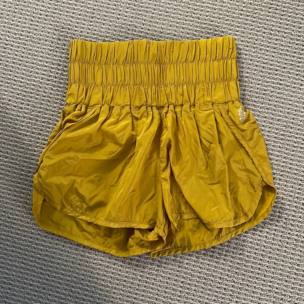 Free People Way Home Shorts Honey Mallow